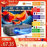 iSinbox Smart 4K Projector Native 1080P WiFi6 Bluetooth5.3 700ANSI Outdoor Video Gaming Projectors Support Auto 6D Keystone