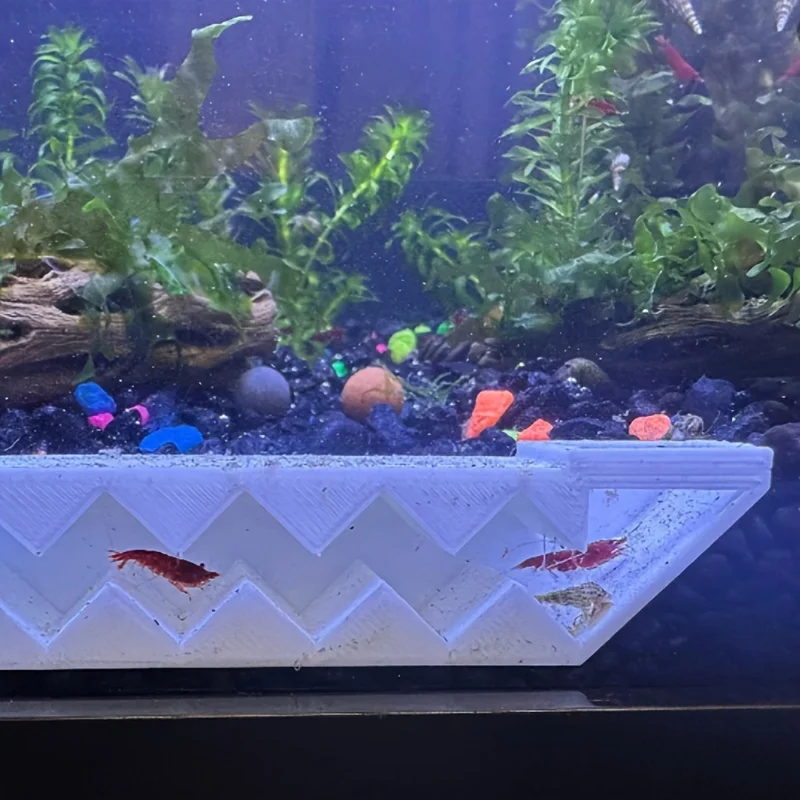 Túnel de camarón subterráneo para acuario, ventana oculta de observación