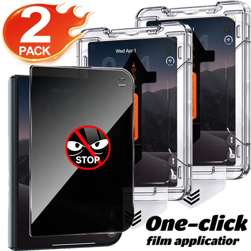1/2PCS Privacy Screen Protector Glass Protective Film for IPhone Duo ...