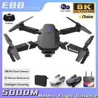 E88 Pro Drone Quadcopter Remote Control Handle Four Axis Aircraft HD 8K VR Photography Altitude Fixation Helicopter Toys Gifts