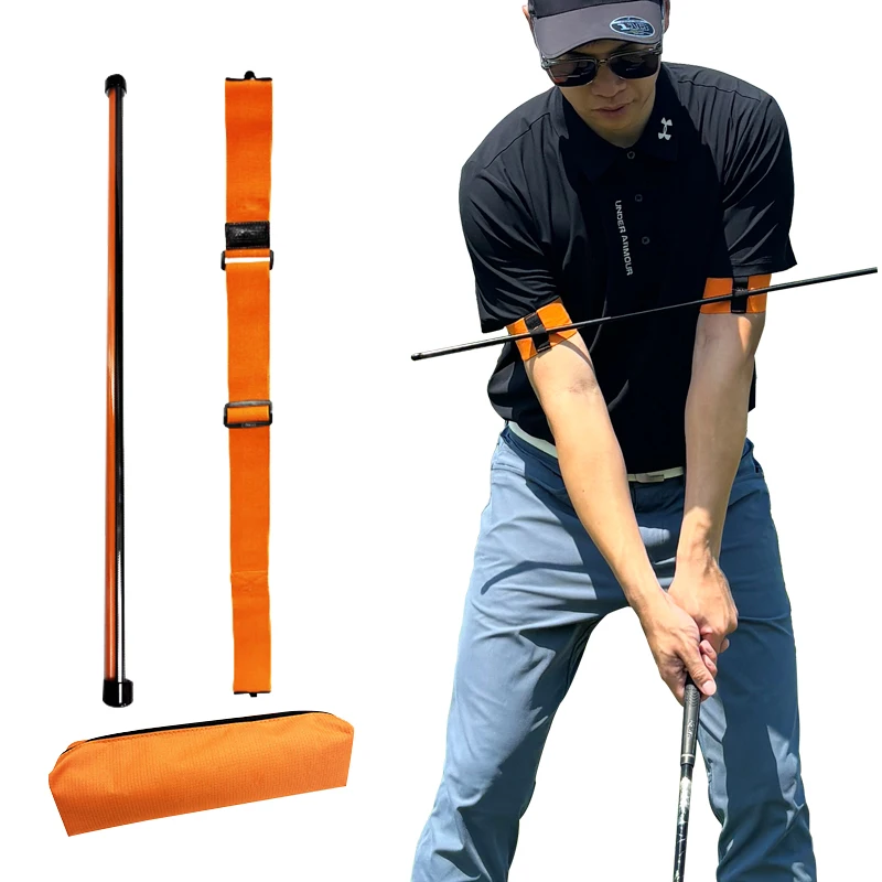 MELELIKS-Golf Swing Trainer, Rotating Alignment, Golf Training Aids for Fast, Guaranteed Improvement More Distance and Acc