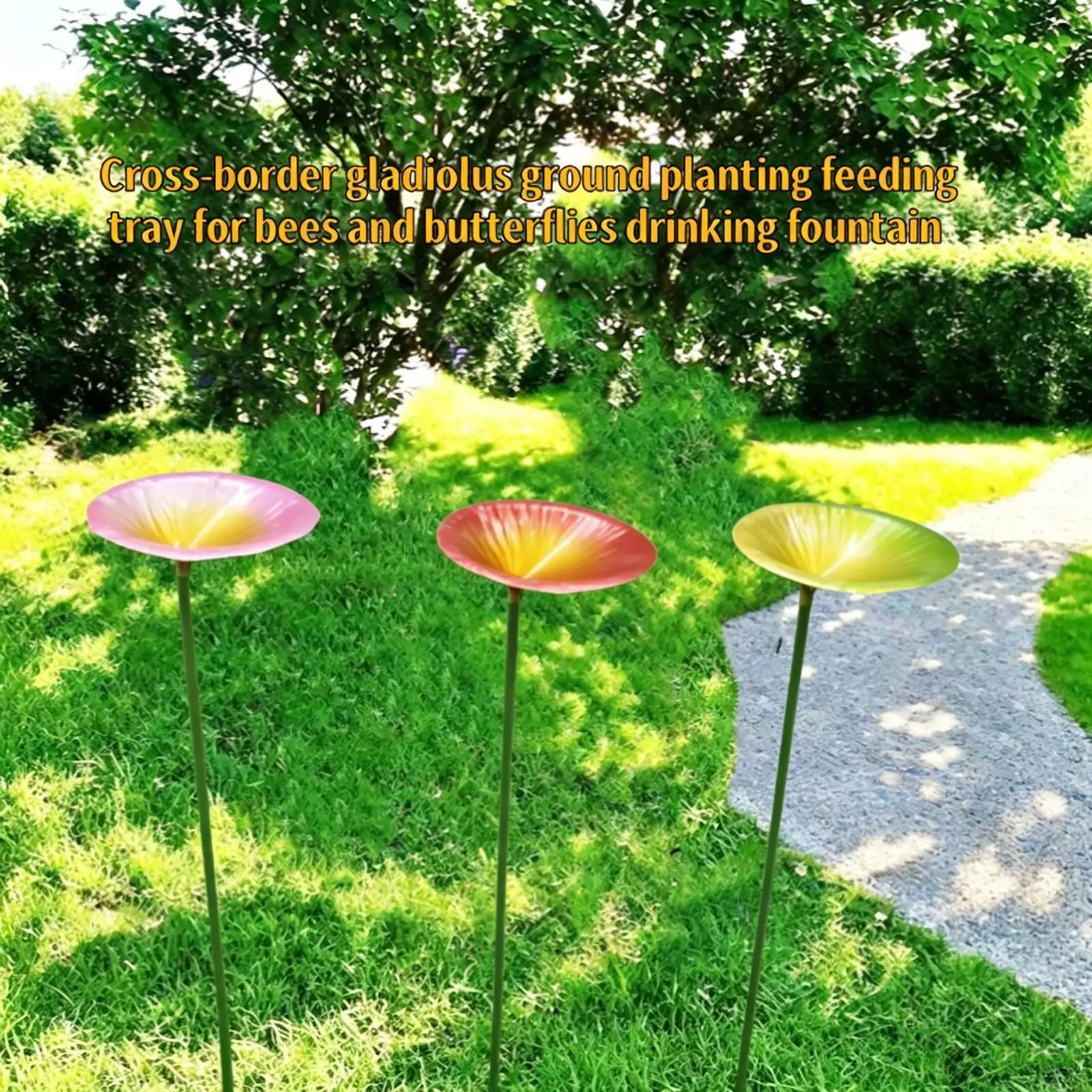 

Металлический фонтан-поилка для птиц с креплением на колышке для окна, террасы, патио, двора, балкона, перил, земляного пруда