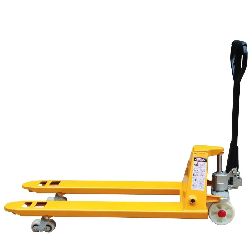 Truck transfer pallet price Walking wheel 1 ton 3 tons Super long 80x70 angle hand pallet truck
