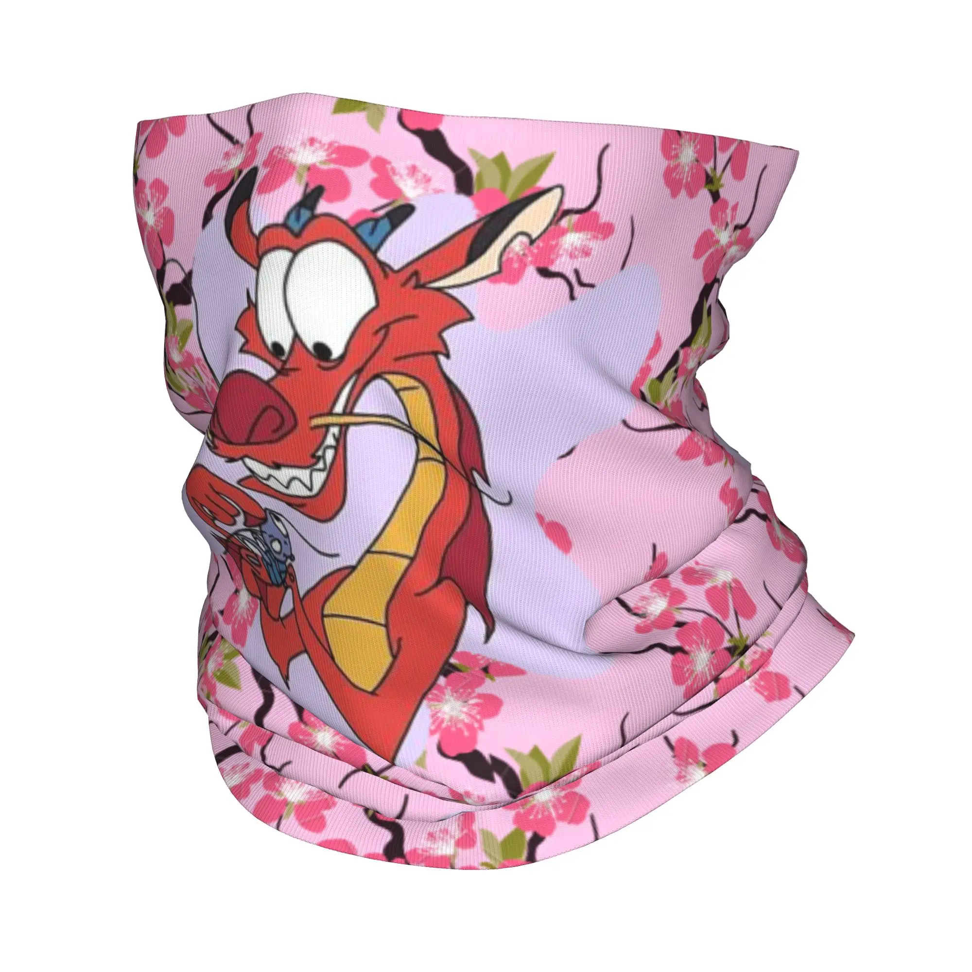 

Зимняя повязка на голову с принтом мультяшной Мулан, унисекс, для катания на лыжах и охоты, шарф-труба, бандана, гейтер