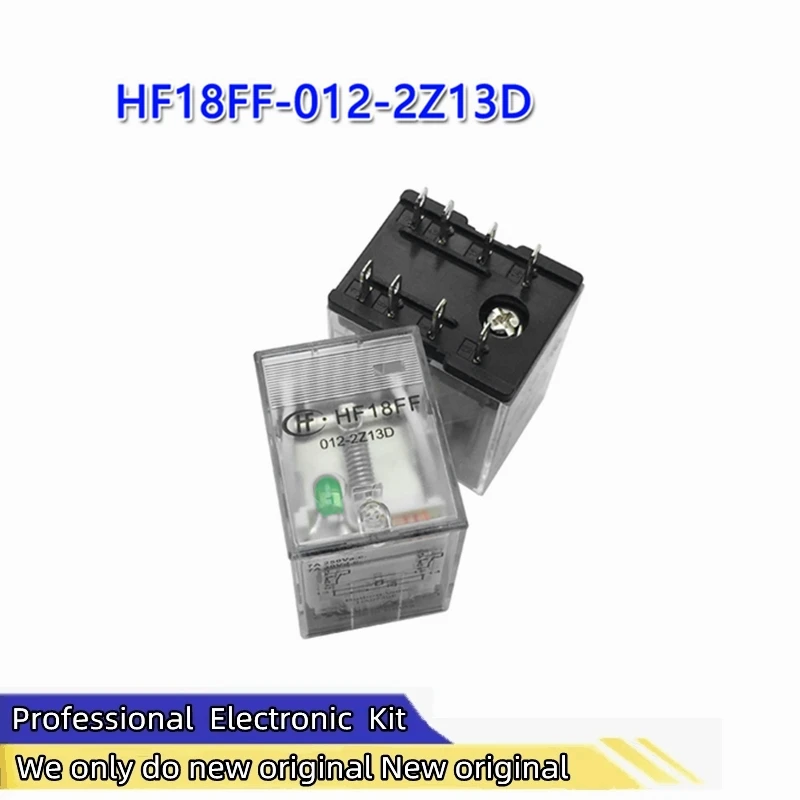 HF18FF-005-2Z13D HF18FF-012-2Z13D 18FF-024-2Z13D Two sets of 8-pin plug-in conversion 7A 250VAC Multifunctional relay