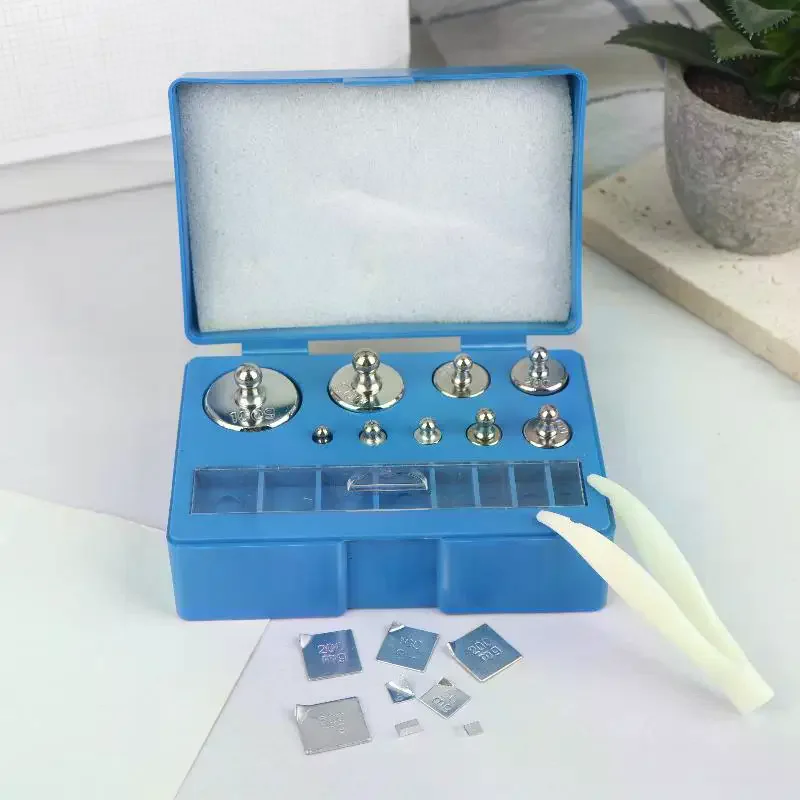 Advanced 17-Piece 1g to 100g Measures Weight Tools for Digital Scale Calibration - 100g 50g 20g 10g 5g 2g 1g 1000mg Range