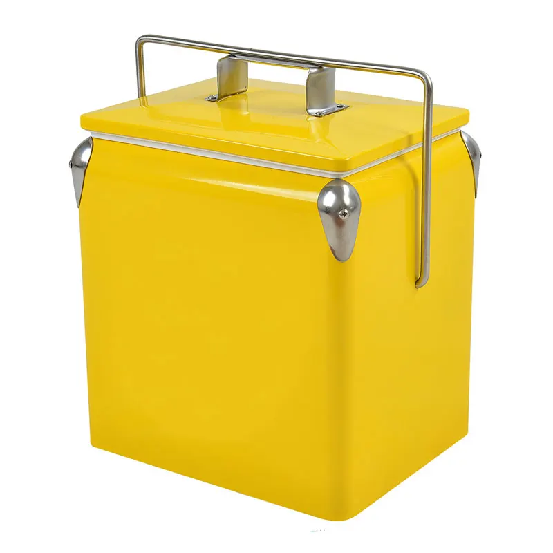 

Portable Easy to Carry Outdoor Picnic Car Food Refrigerator Cooler Box Camping 13L Freezer Cooler Box
