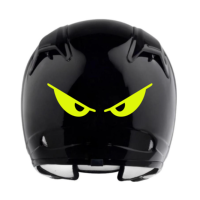 Motorcycle Evil Eyes Stickers Reflective Waterproof Helmet Decal