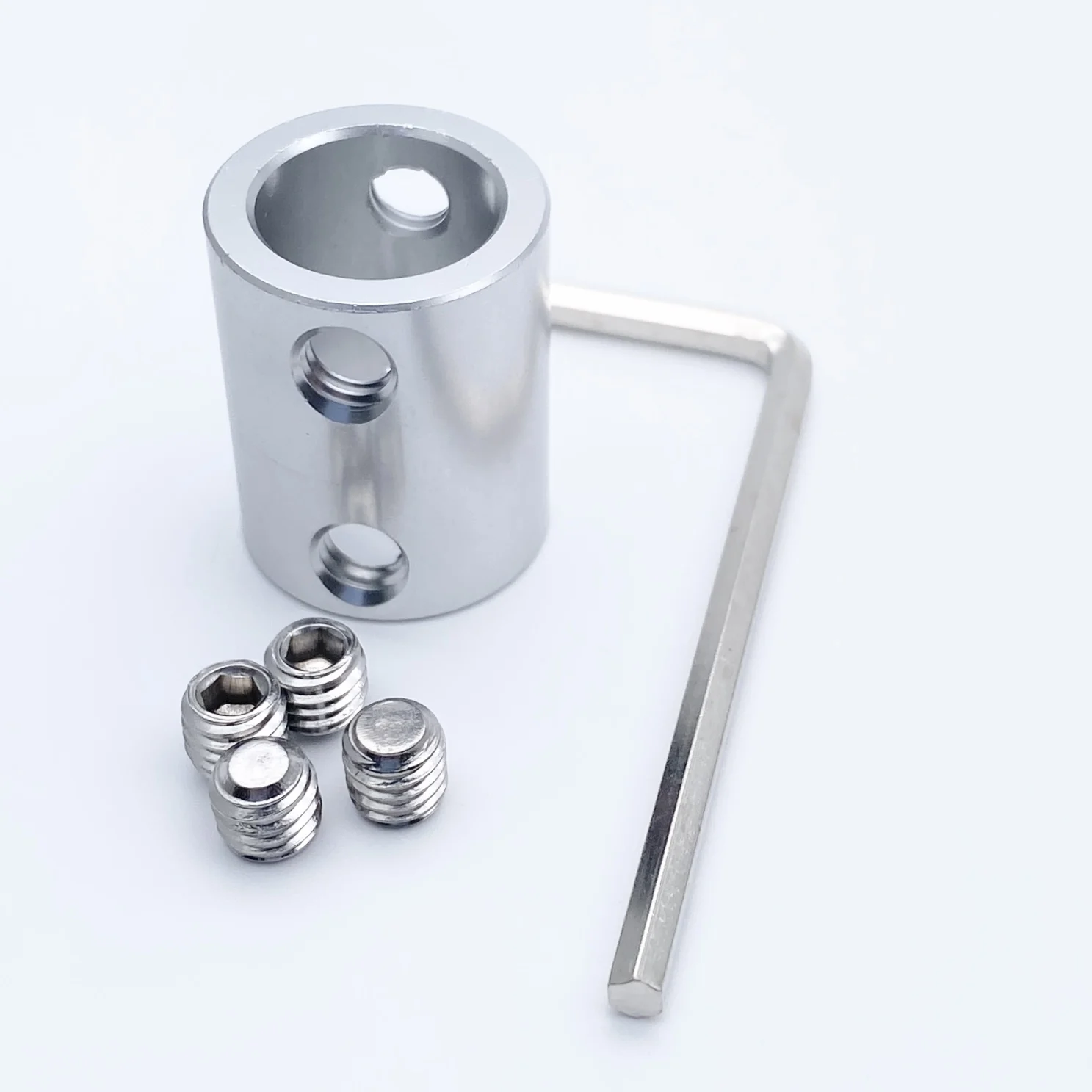 알루미늄 합금 커플링, DIY 모터 샤프트 어댑터, 확장 가변 직경 샤프트 슬리브 커넥터, 8mm, 10mm, 12mm, 14mm
