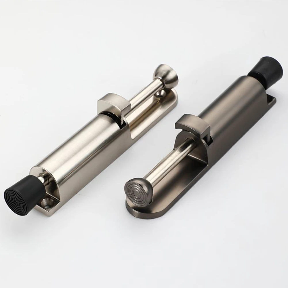 1/2PCS Telescopic Door Security Kit Spring Loaded Door Chock Metal Adjustable Position with Foot Brake Wedge Wall Protector Tool