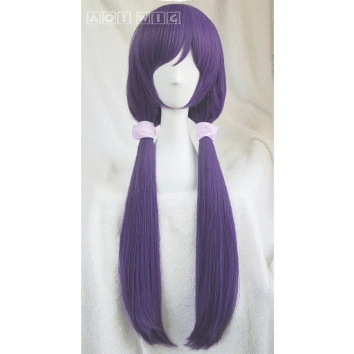 AOI Simulated Scalp Love Live! Tojo Higashi Grey Purple Cosplay Wig Higashi Magic Cos Wig