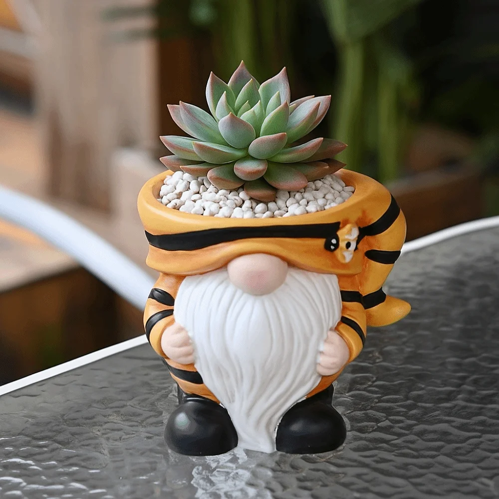 الإبداعية السيراميك عيد الميلاد قزم وعاء تمثال رائعتين الكرتون المائية حامل زهور رائعة عصاري اناء للزهور غرفة نوم