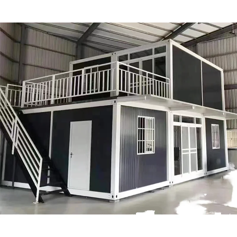 Customized Portable Folding House for Beach Resort Foldable Prefab Cottage for Holiday Rental or Kiosk