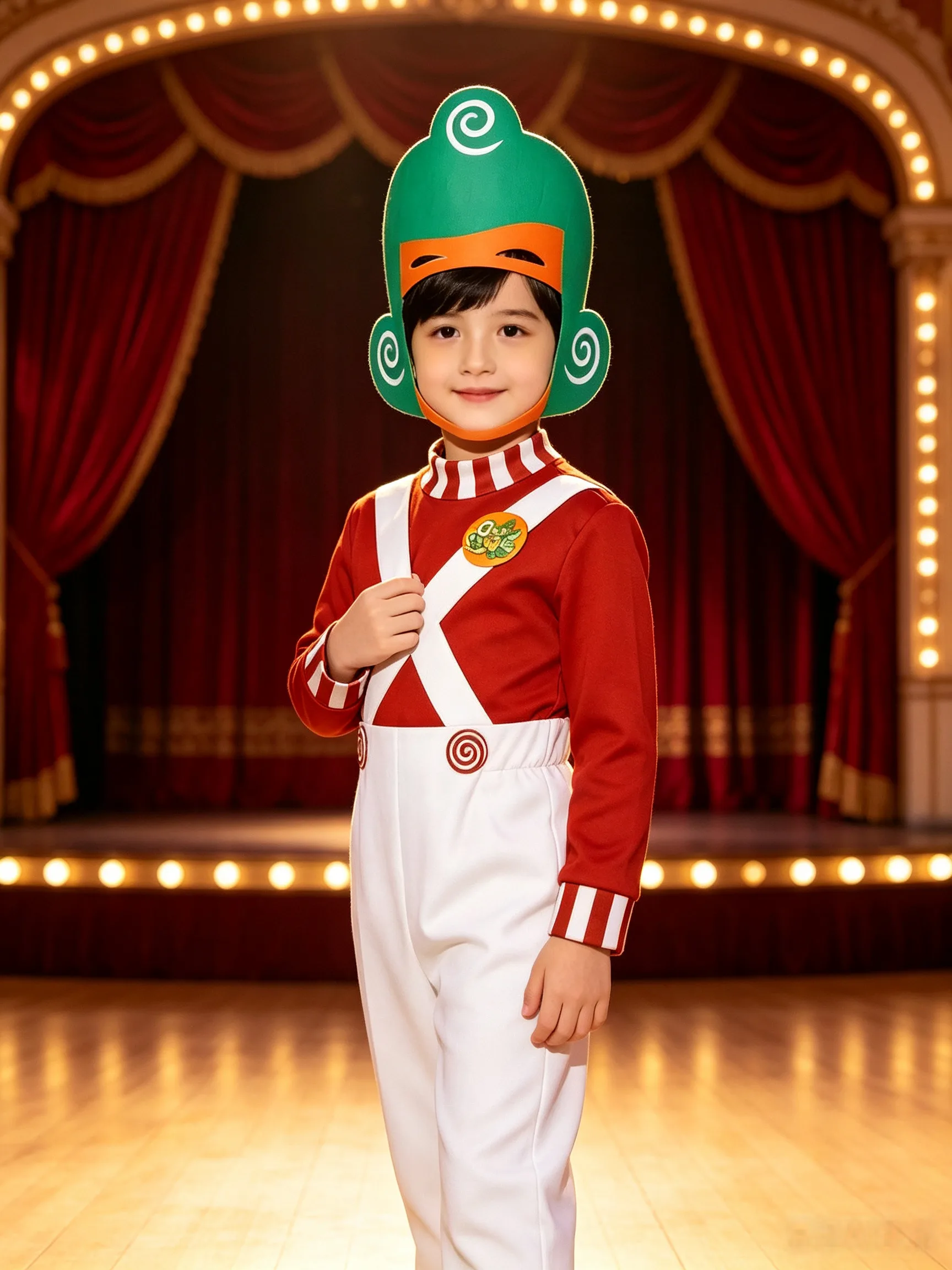 Kids Candy Factory Worker Costume, Fancy Outfit for Halloween, Theme Party & Cosplay