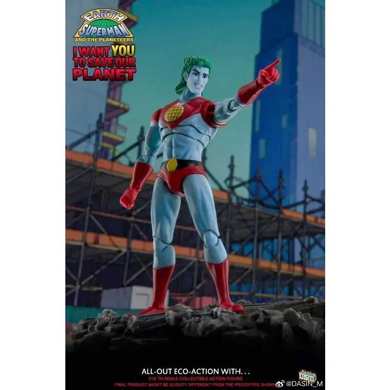 قريبا قريبا Dasheng نموذج DMS GT 1/12 سوبرمان الأرض الكابتن الكواكب عمل دمية نموذج دمية متحركة الشكل