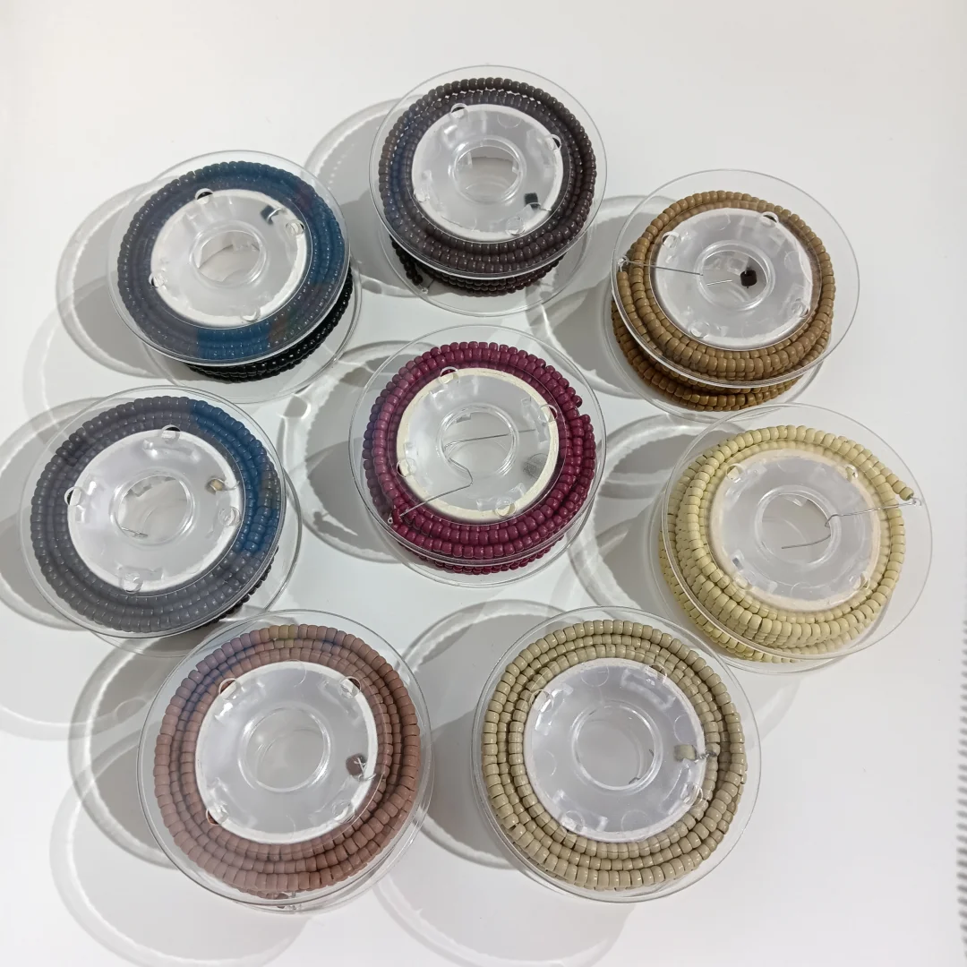 

1000 Pcs Pre-loaded Silicone Nano Rings Links Beads Hair Extension Tools Made Easi Loop Hook Plier