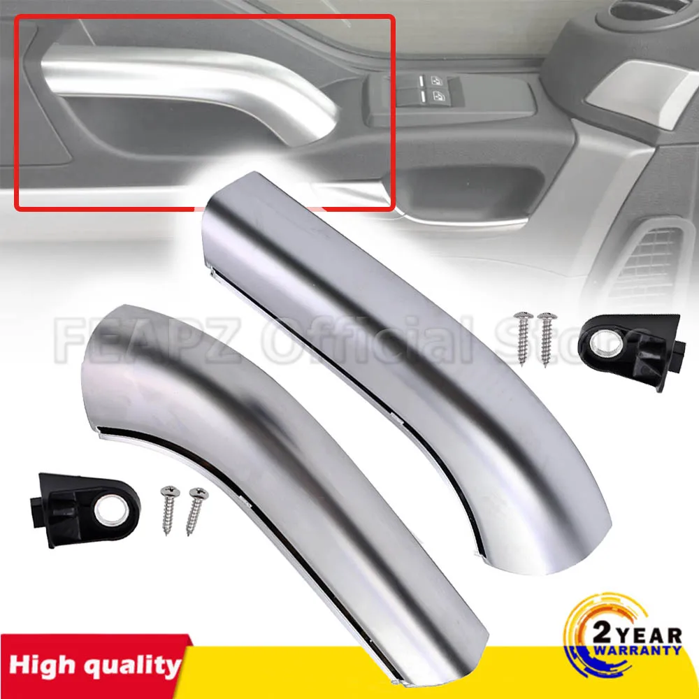 Car Interior Door Handle Left Right 81626304155 81626304156 For MAN EU MODEL 2006 - 2021 Body Parts Inner Silver