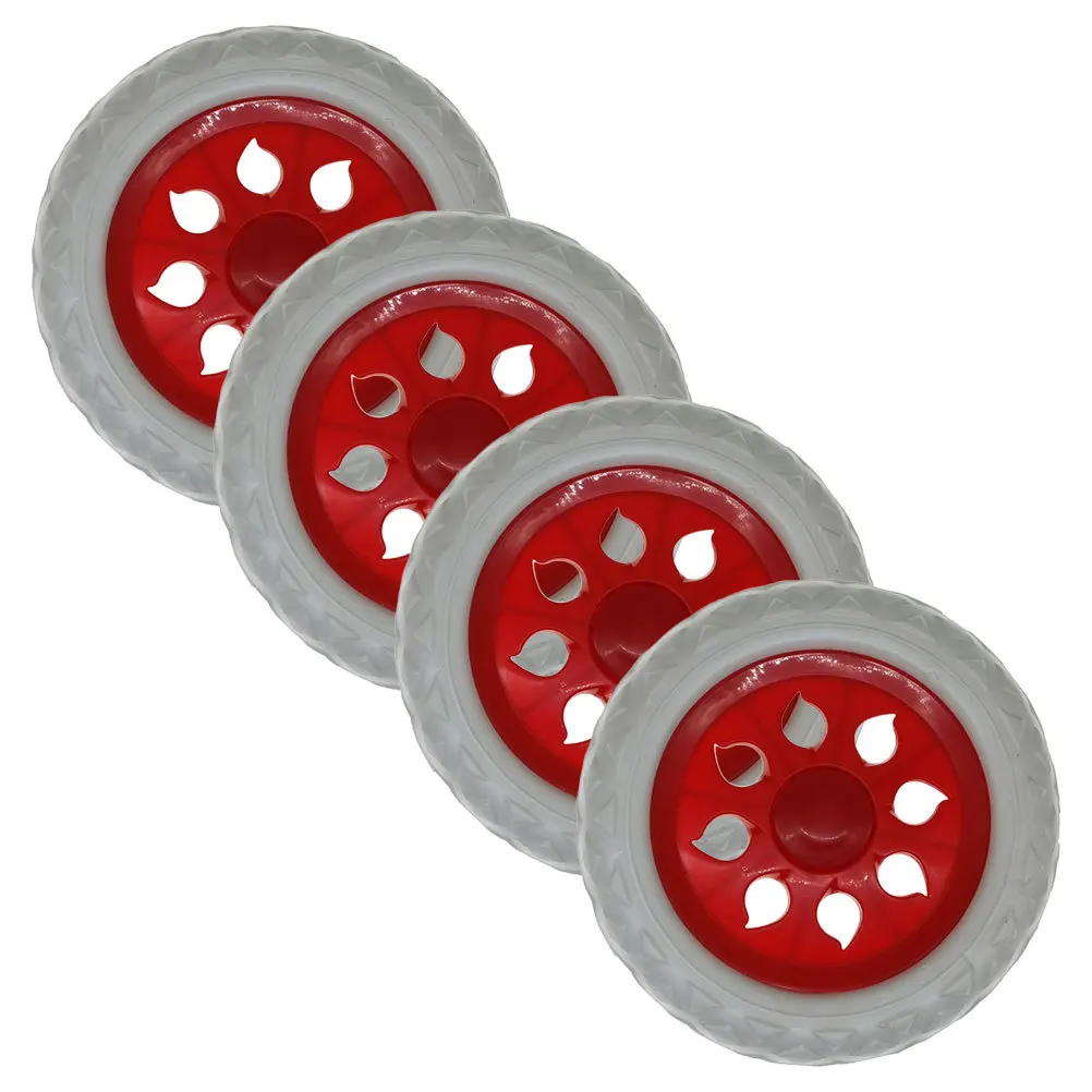 

4pcs Luggage Cart Caster Wheels Replacement Shopping Cart Wheel Trolley Caster Heavy Duty Wheel Replacements Garden Tool