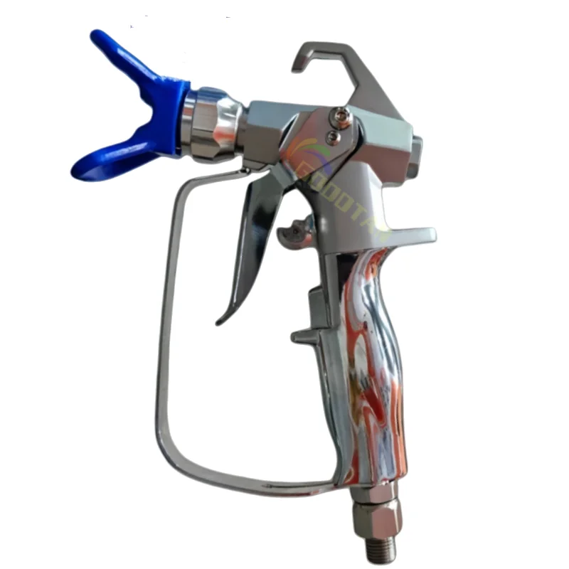 Customized Logo 17Y489 High-Pressure Silver 2-Finger Trigger Quick-release Airless Paint Sprayer Airless Spray g un for Painting