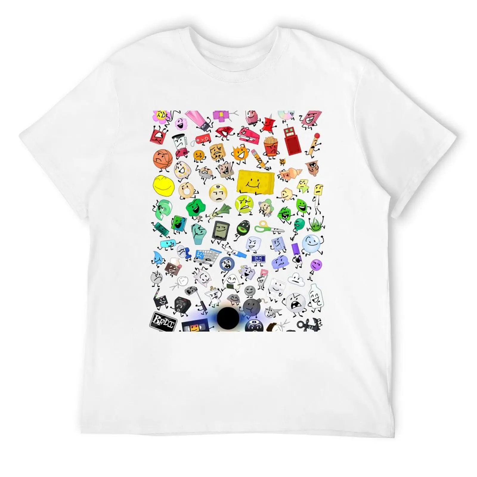 BFB and TPOT Full Cast print T-Shirt for a boy heavyweights mens big and tall t shirts