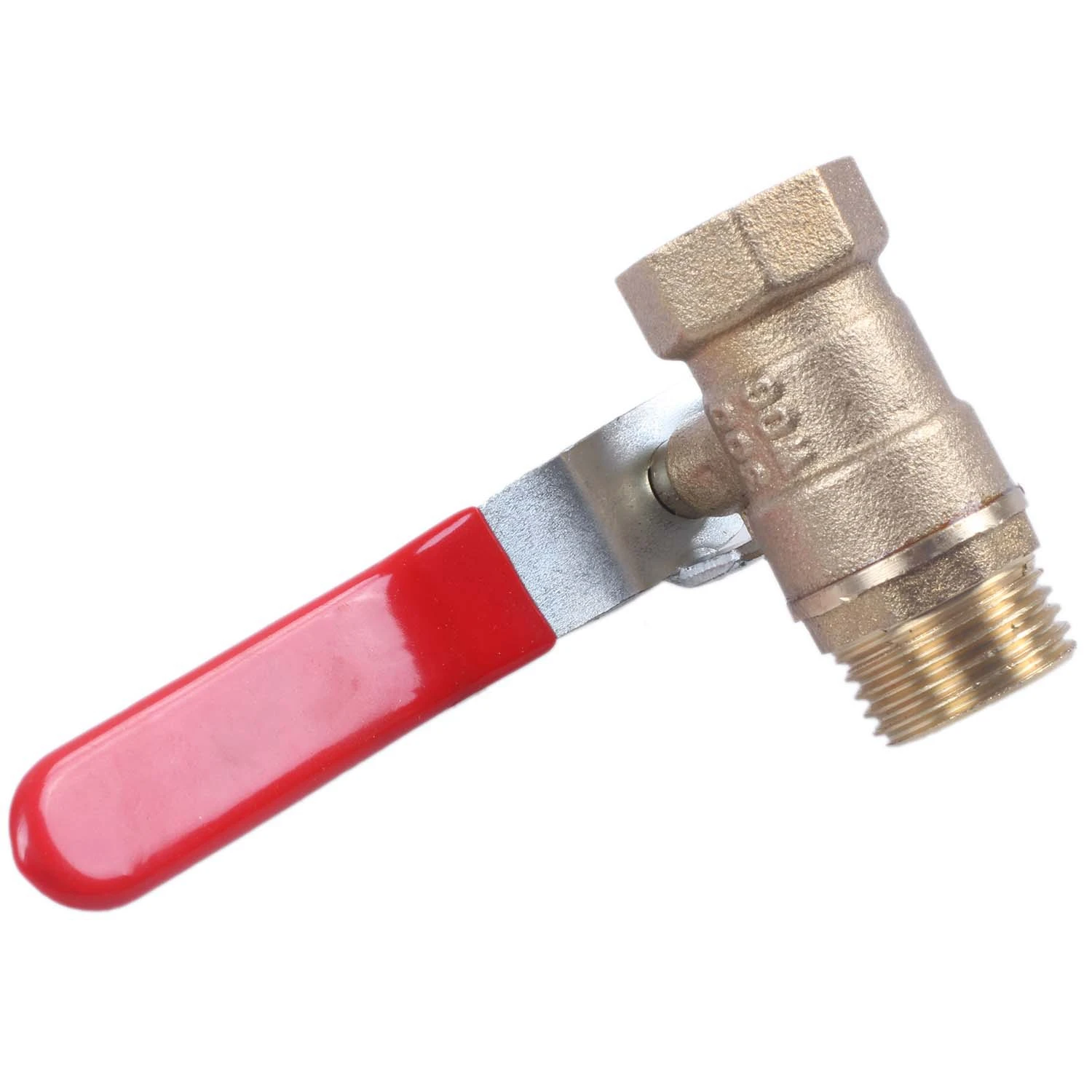 Full Port Brass Water Ball Valve, macho para fêmea, M F Thread, 1/2"