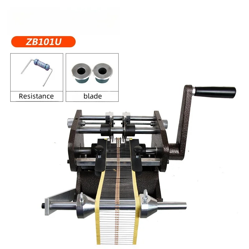 Hand Cranked Ribbon Resistance Molding Machine U-shaped F-shaped Fully Automatic Pin Cutting Diode