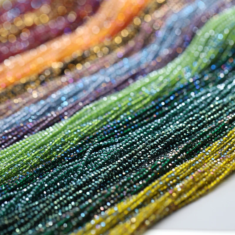 خرز زجاجي كريستالي ملون بحجم 2 - مراجعة Glass Seed Beads 2Mm Jewelry Making وسعره