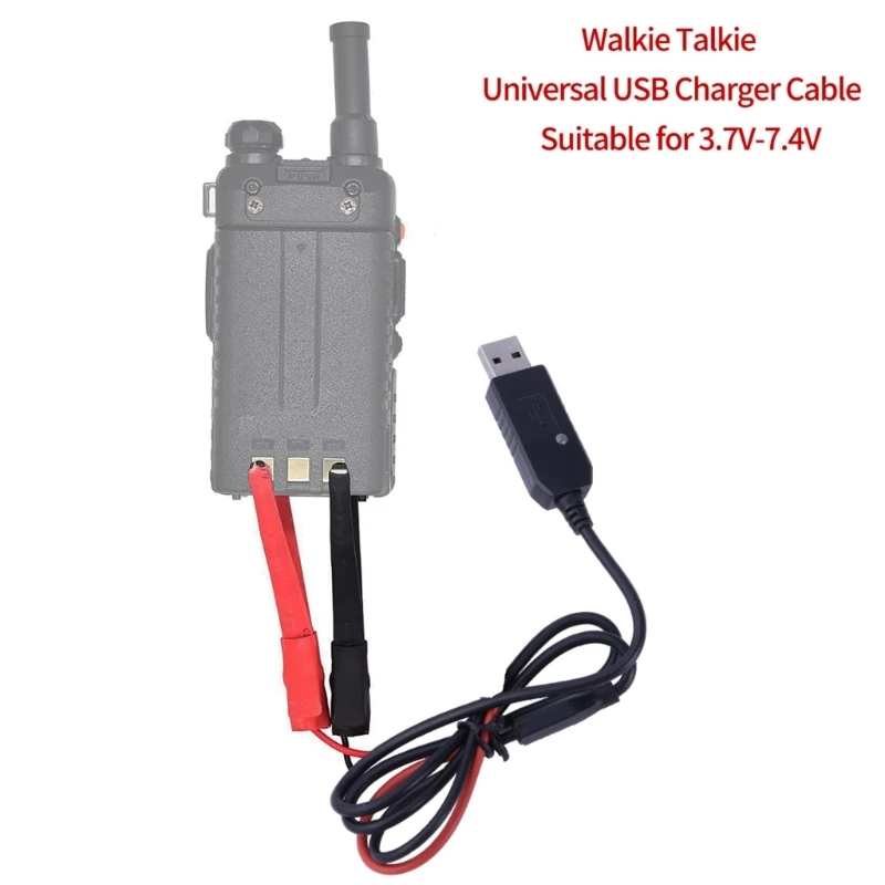 

Walkie-Talkie Accessories Universal USB Charger-Cable Two Way Radio Charging-Clamp for UV-5R UV-82 BF-888S TYT-Retevis