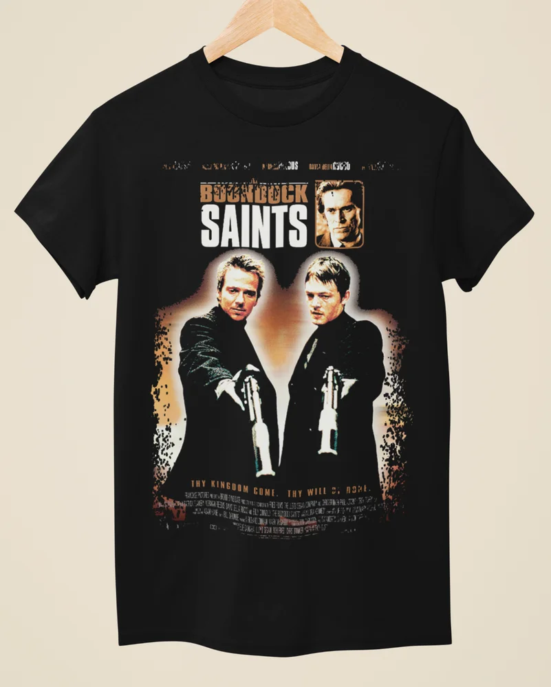 

The Boondock Saints - Movie Poster Inspired Unisex Black T-Shirt