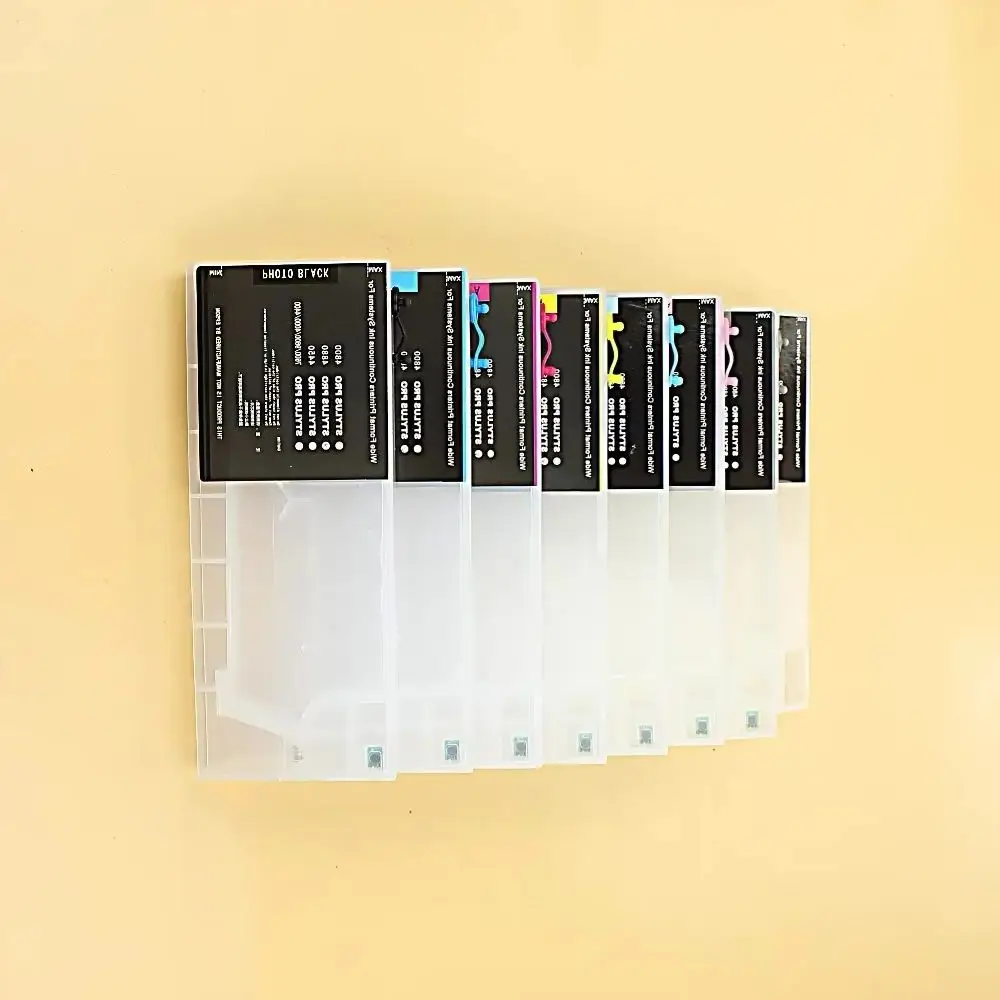 

9600 Cartridge For Epson 4880 4800 Refillable Ink Cartridges For Epson Rechargeable Ink Cartridge Stylus Pro 4800 4880 4000 Kit