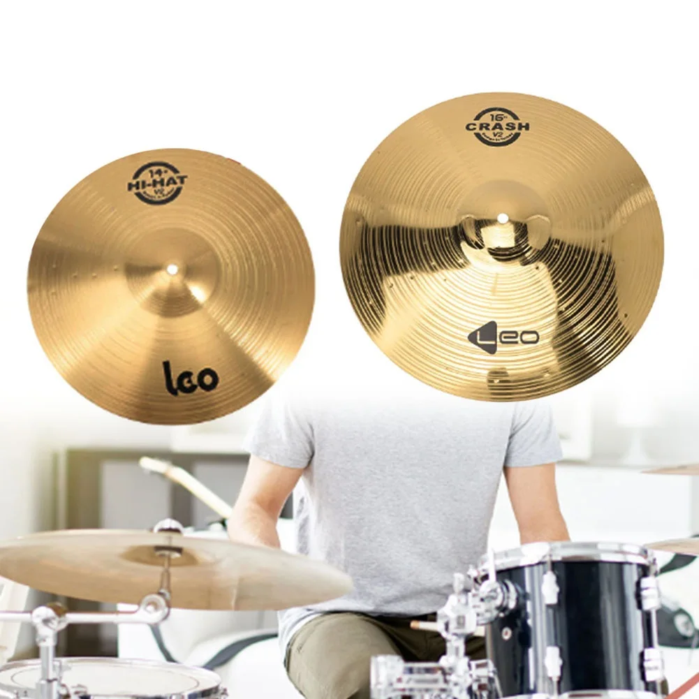 

14 16 Inch Drums Brasses Cymbals Percussion Splash Crashes Hi-Hat Jazz Drums Cymbal Musical Instruments Parts Drums Sets Cymbal