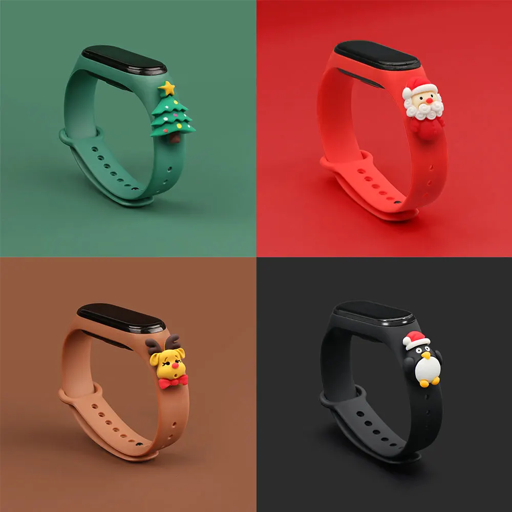 Ремешок для игрушек для Xiaomi Mi Band 6, спортивный силиконовый браслет для часов Miband band6 band4, ремешок для mi band 3 4 5