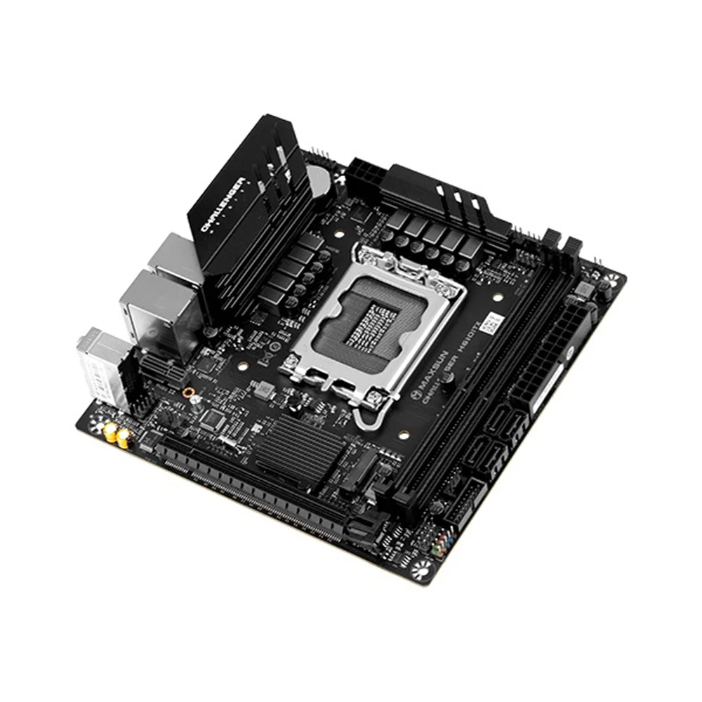 MAXSUN H610 Motherboard Kit LGA1700 With I5 12400F 2*16GB = 32GB Memory DDR4 3200Mhz Support 2LAN 1G/2.5G MS-Challenger ITX