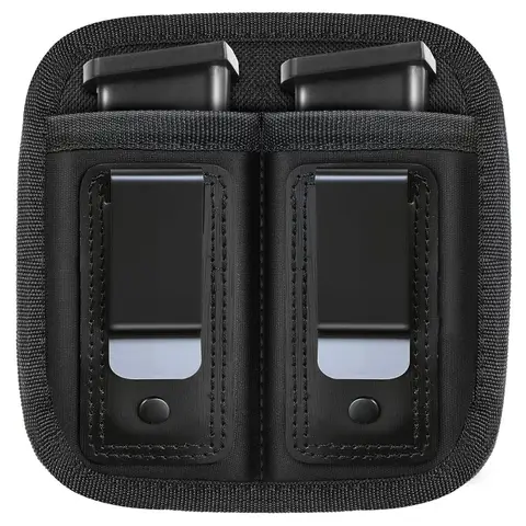 Nylon Magazine Pouch Holster Pistol 9mm Concealed Carry Mag Case with Clip  19 21  92 Handgun Mag Pouch