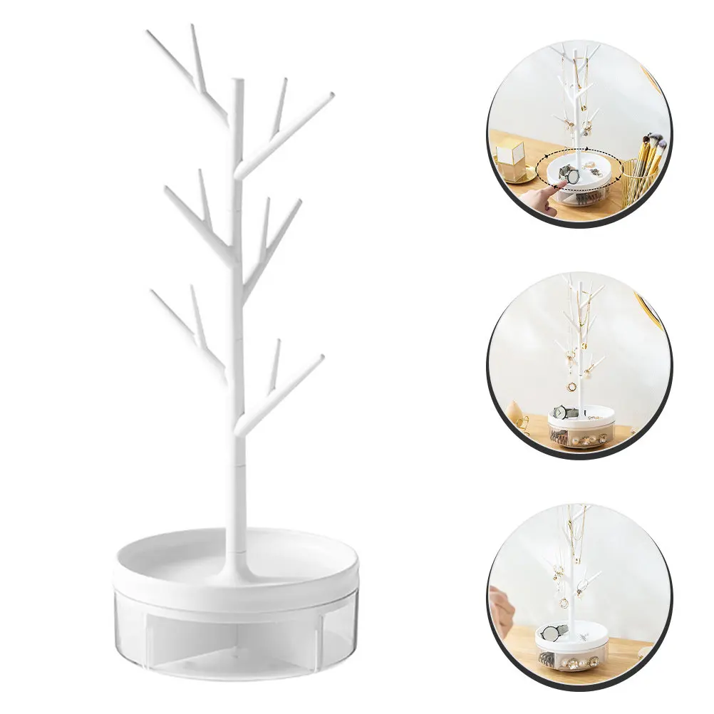 

Jewelry Storage Rack Delicate Fashion Display Stand Organizer for Necklace Ring Earring Bracelet Watch Dresser Vanity Jewelry
