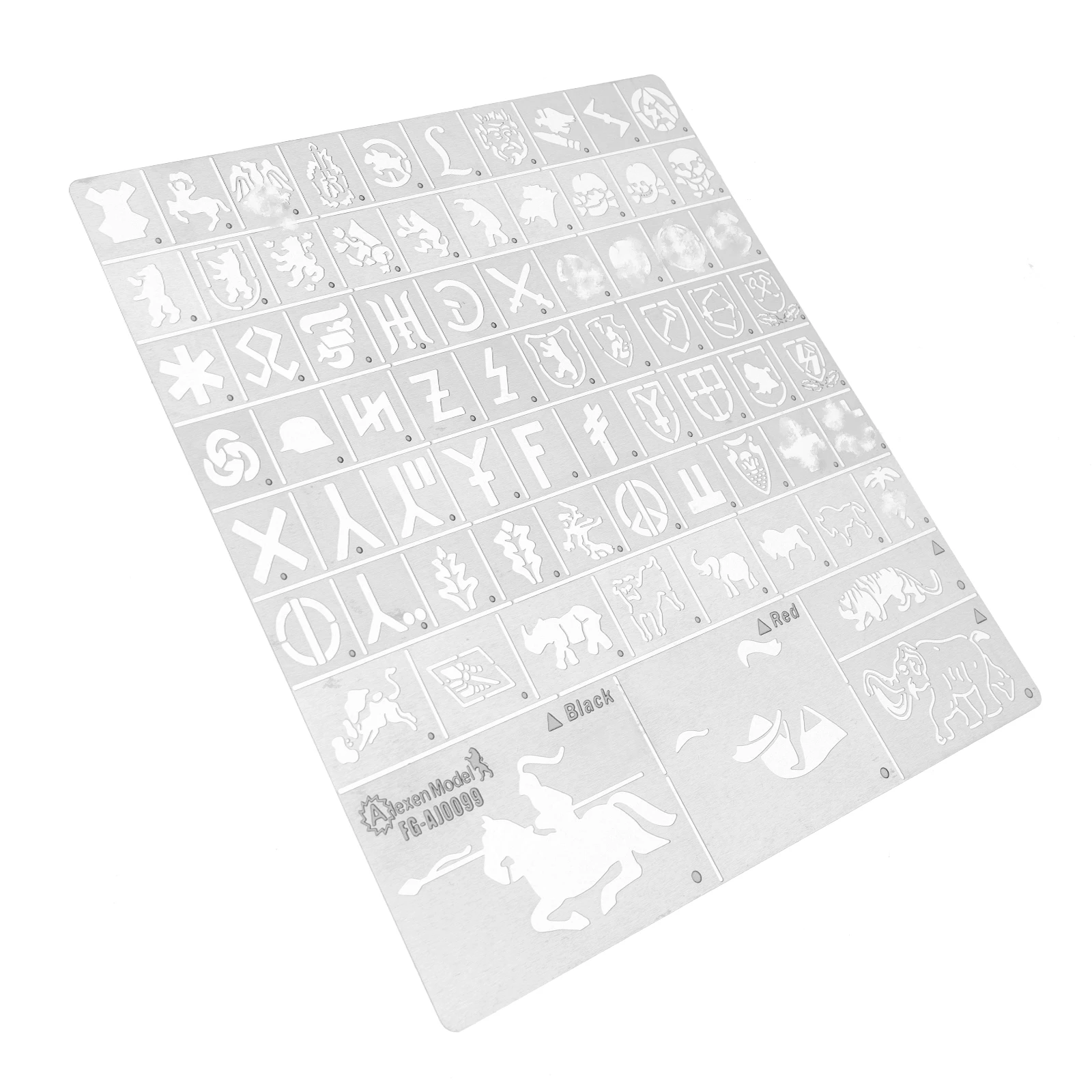 WW II Tank Heavy Tank Battalion 502nd Tank Division Logo 1/32 1/35 Tank Leakage Spray Board For Model Making DIY Tools