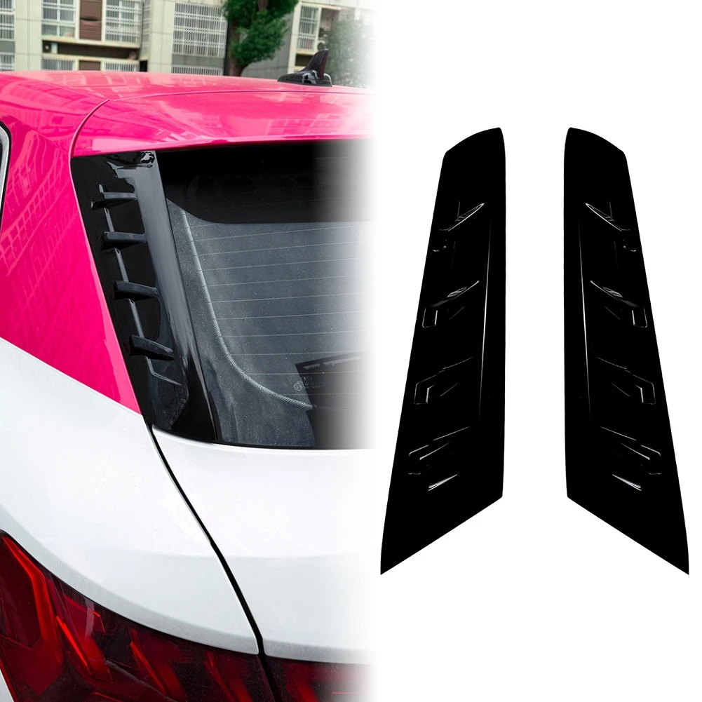 Stylish Rear Window Spoiler Rear Spoiler As Shown In The Figure Rear Side Spoiler High Gloss Color Weather Resistant