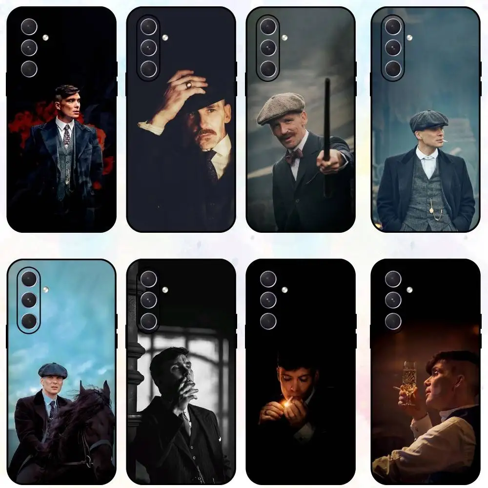 

P-Peaky TV Drama B-BlinderS Phone Case For Samsung Galaxy A73,A72,A71,A70,A53,A52,A51,Others Soft Black Shell