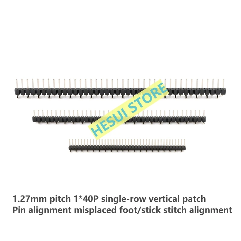 1.27/2.0/2.54mm spacing 1*40P single-row vertical patch stitch dislocation foot/vertical stick stitch