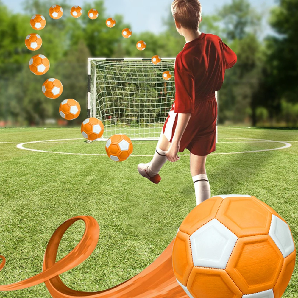 커브 Swerve 축구 공, 매직 축구 장난감, 오리지널 축구 선물, 복제품 어린이 야외 게임 경기용, 축구 장비