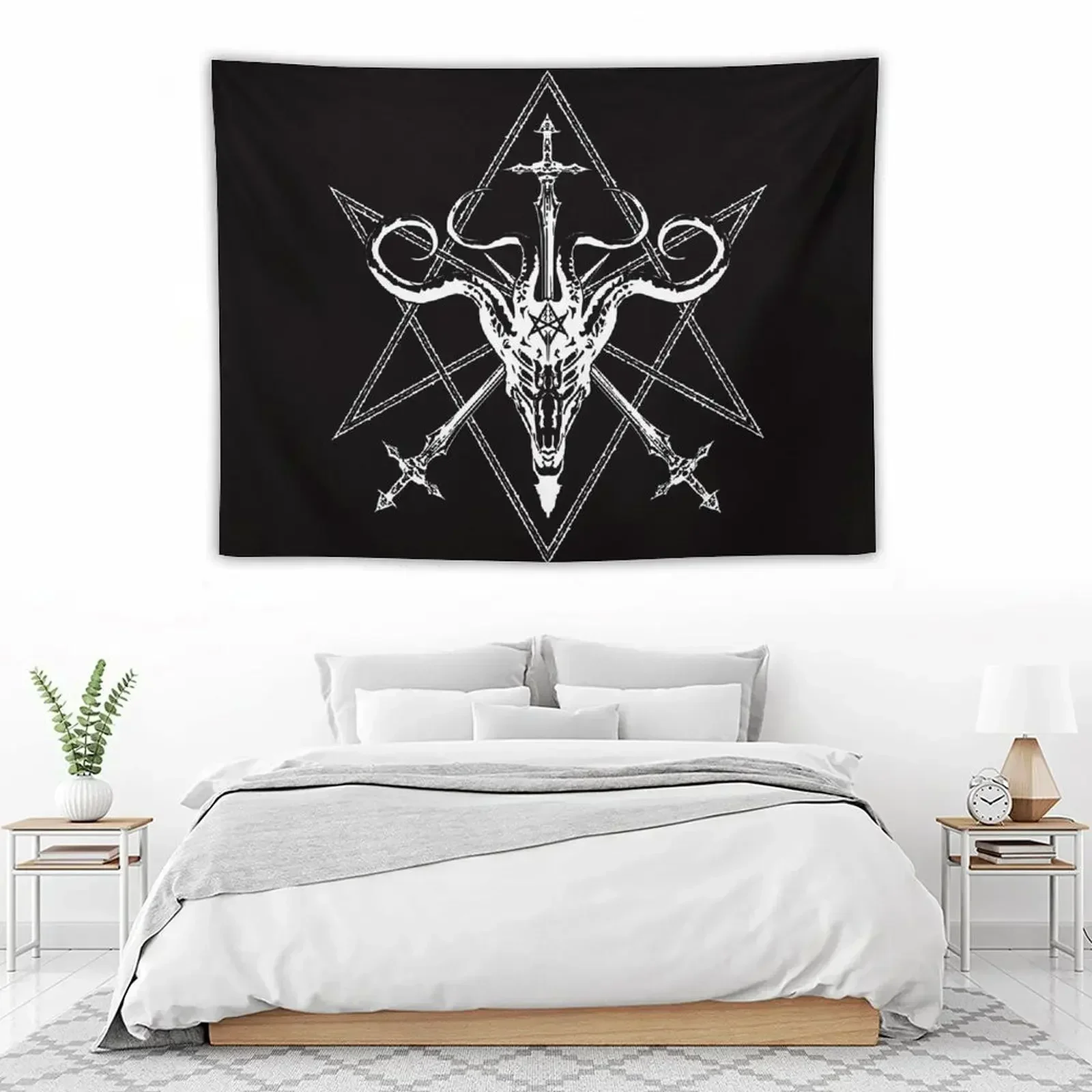 

Hermetic Skull Tapestry Wall Carpet Decoration Bedroom Bedroom Decoration Tapestry