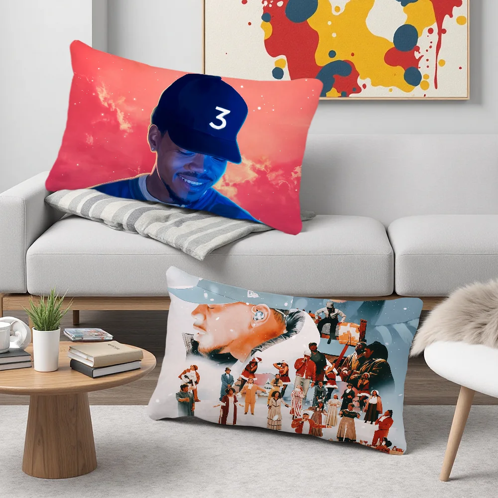 C-Chance the Rapper-ES cushion cover Rectangle Pillow Case Printing Bedside Sofa Room Home Decoration Pillowcase