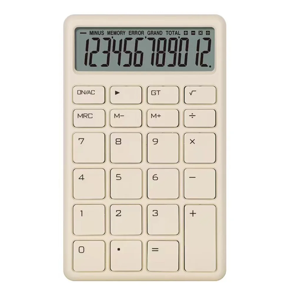 

Digital Display Mini Calculator Accounting Tools Battery-powered Student Calculator Lightweight Portable 12-digit Calculator