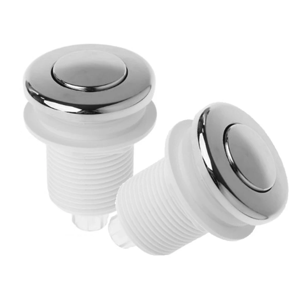 Pulsante interruttore pneumatico pressostato aria per vasca da bagno Spa rifiuti rifiuti foro di installazione 32 mm bianco o nero