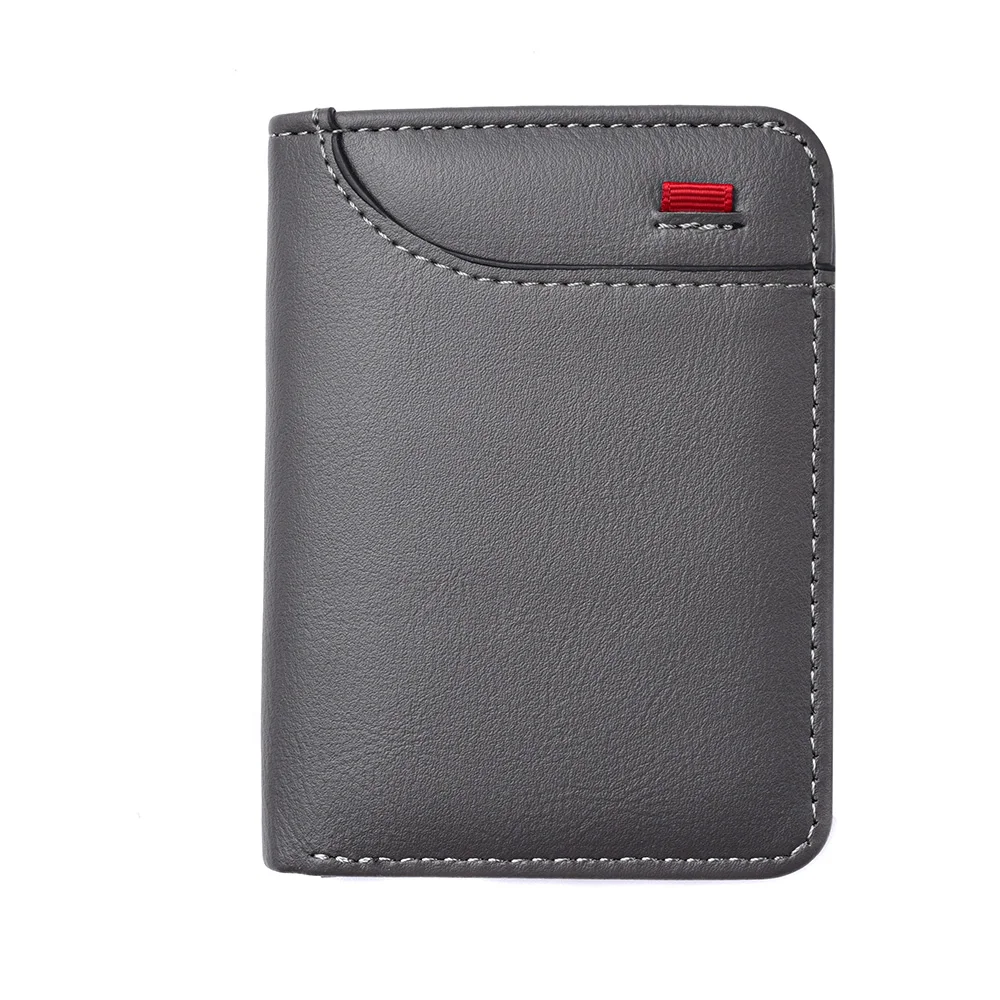 1pc Herren Minimalismus Pu Leder Kreditkarten geldbörse, Herrenmode weichen dünnen ID-Karten halter, schlanke kleine Karten etuis Inhaber – Detail 6