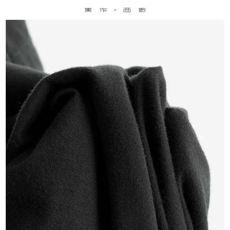 여성을위한 여름 새로운 순수 코튼 블랙 티셔츠 드레스