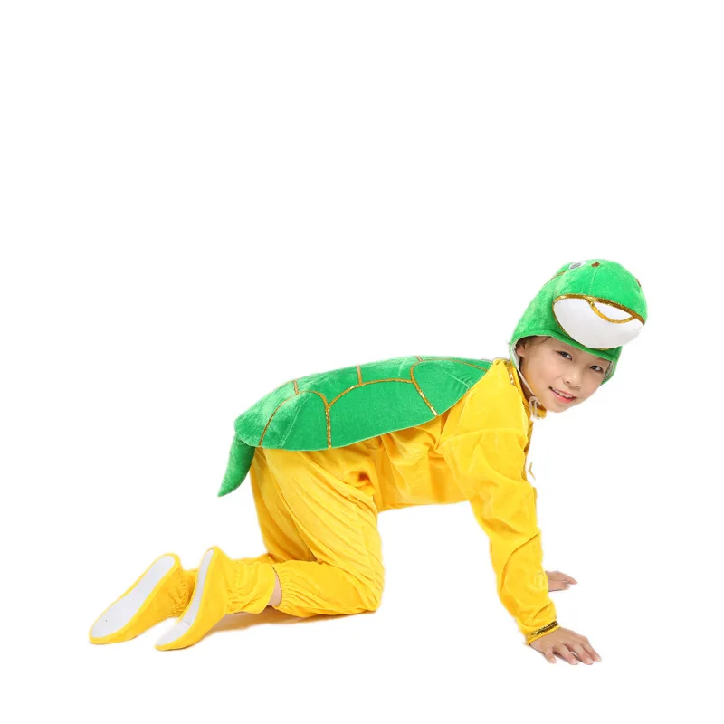 Children Turtle Tortoise Animal Costume Halloween Costumes for Girls Boys One Piece Hat Shell Easter Cosplay Birthday Gift view 3