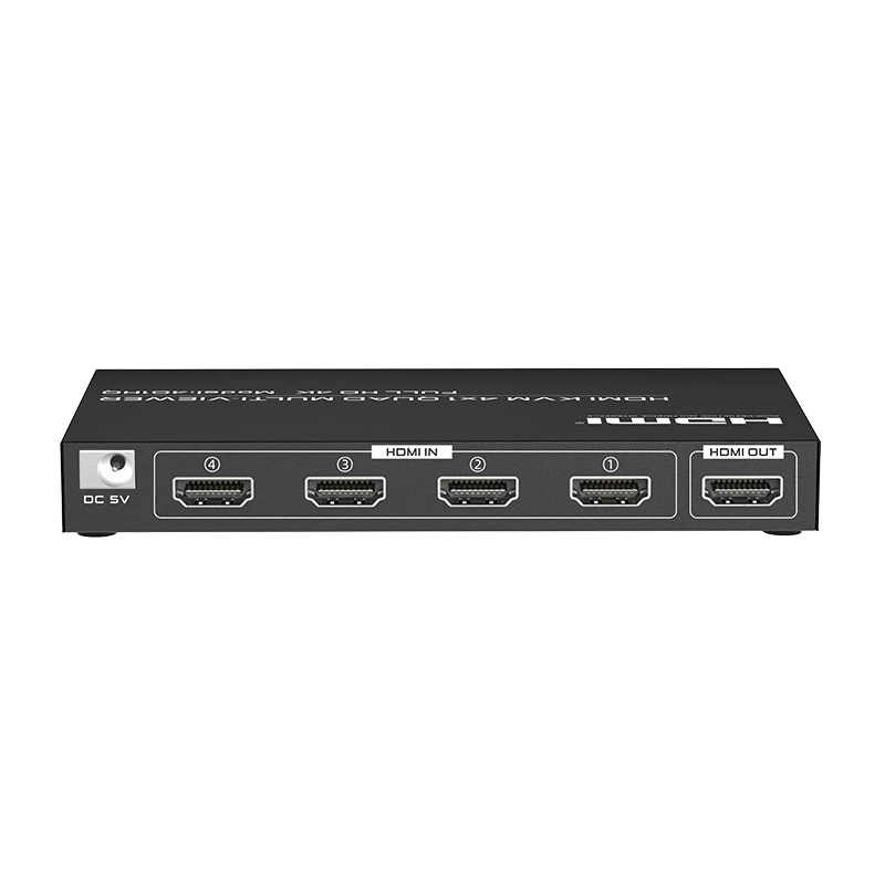 HDMI-compatible KVM 4*1 Quad Multi-viewer Full HD 4k 4*1 Four Host Share One Monitor 3840*2160/30Hz