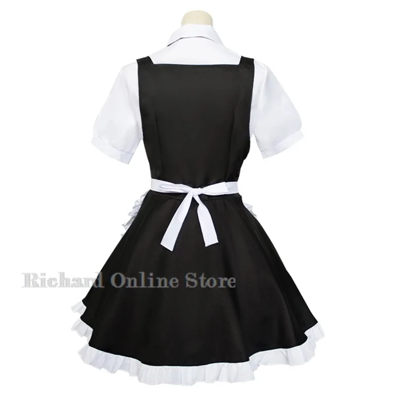 Nanakusa nacutting anime call of the night maid dress cosplay costume top skirt apron woman party cosplay costume set