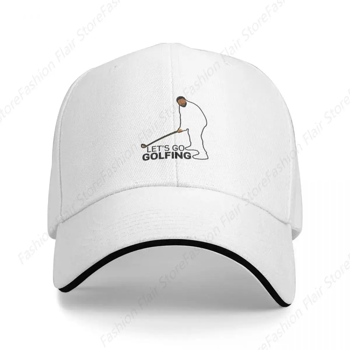

Lets Go Golfing Baseball Cap Sun Cap Horse Hat Christmas Hat Men's Hats Women's